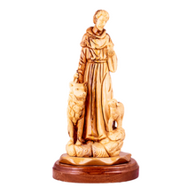 St. Francis with the animals, Size: 6" x 5.5" x 11.5"