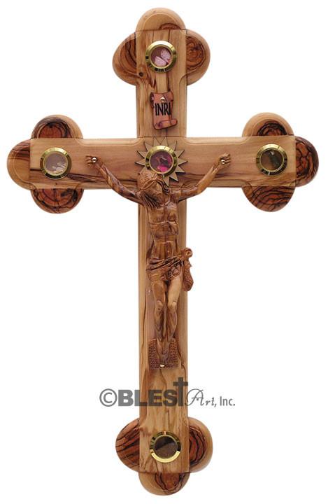 Roman Crucifix with Holy Items - Blest Art, Inc. 