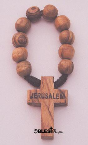 Finger Rosary, with a Crucifix - Blest Art, Inc. 