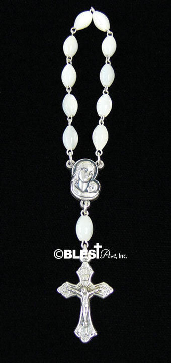 Finger Rosary, with a Crucifix - Blest Art, Inc. 