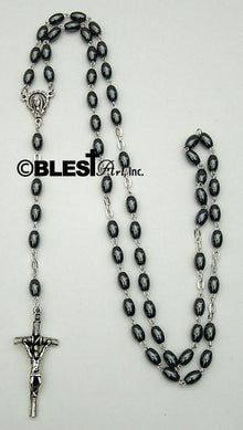 Hematite Rosary, Available in Different styles. Size: 17.00" / 43.2 cm long