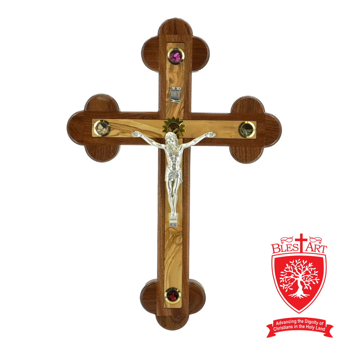 Roman Cross With Holy Items